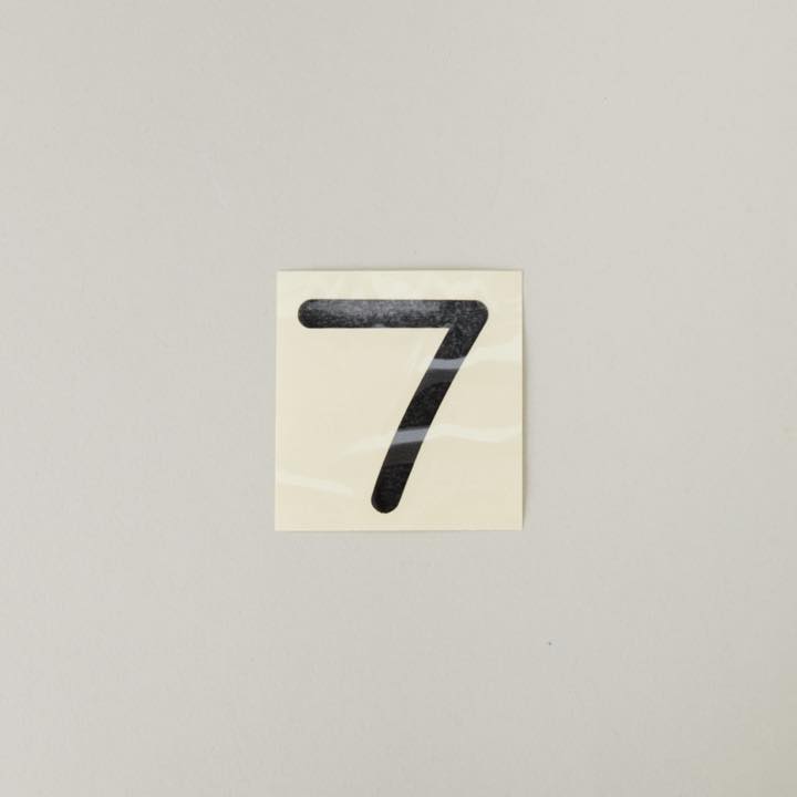 スコッチカル文字 「7」 - THE PROSUS SHOP