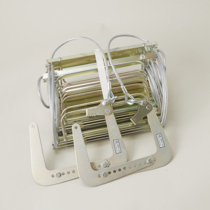 ORIEO＞金属製はしご・折り畳み式 自在フック型 は第28～6号（型番：OA- 