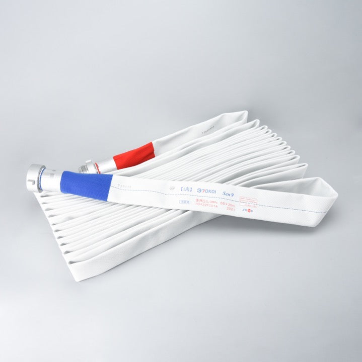 横井ホース 65φ × 20m ネジ 0.9MPa(丸巻)