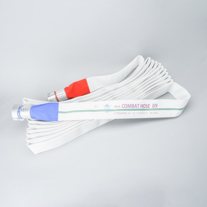 コンバットホース65φ×20m ネジ 0.9Mpa(丸巻)