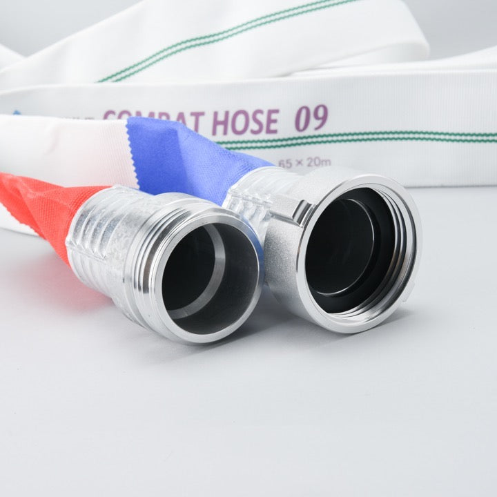 コンバットホース65φ×20m ネジ 0.9Mpa(丸巻)