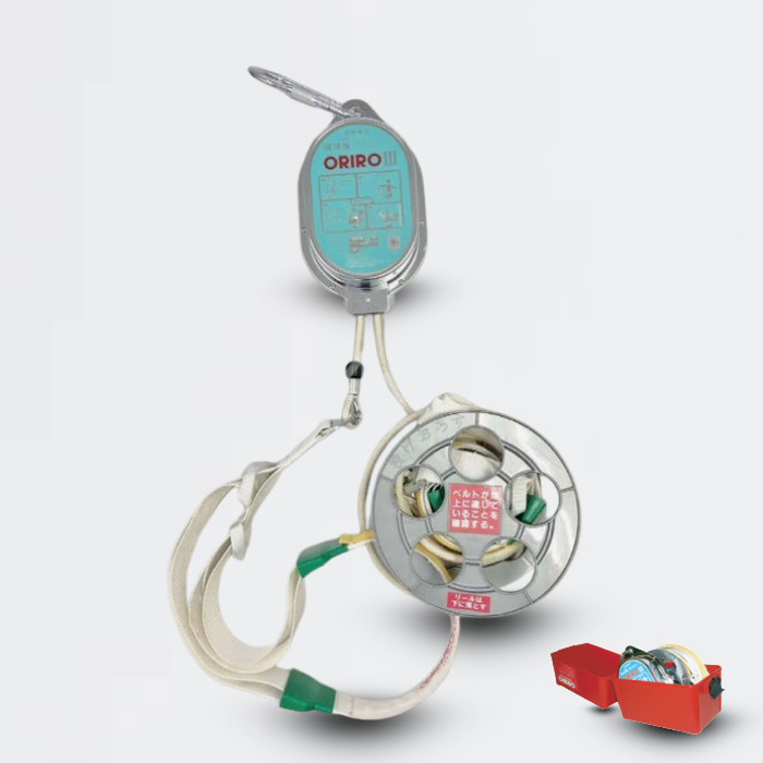 ORIRO III オリロー三　緩降機 数量 2個 オリローIII 緩降機 3m〜10m ORIRO 松本機工 : 非常食
