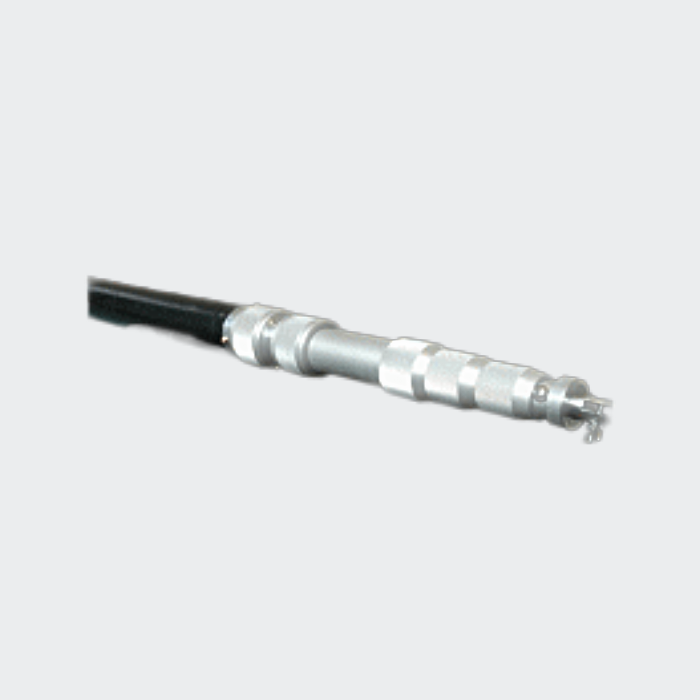 特製支持棒 12m(先端二股金具付・FTGJ001-Z用アダプタ付)