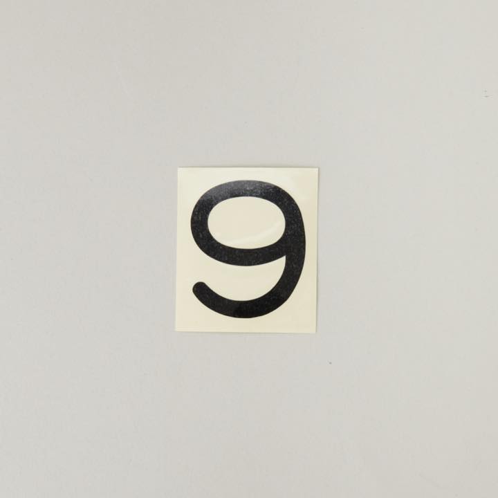 スコッチカル文字 「9」