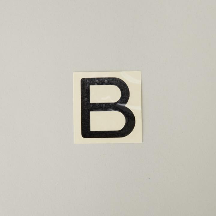 スコッチカル文字 「B」