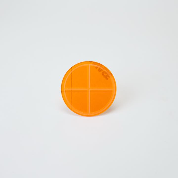 送水口･採水口用割板 102Φ オレンジ