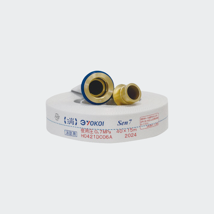 横井ホース 40φ×20m 0.7MPa 差込(丸巻)