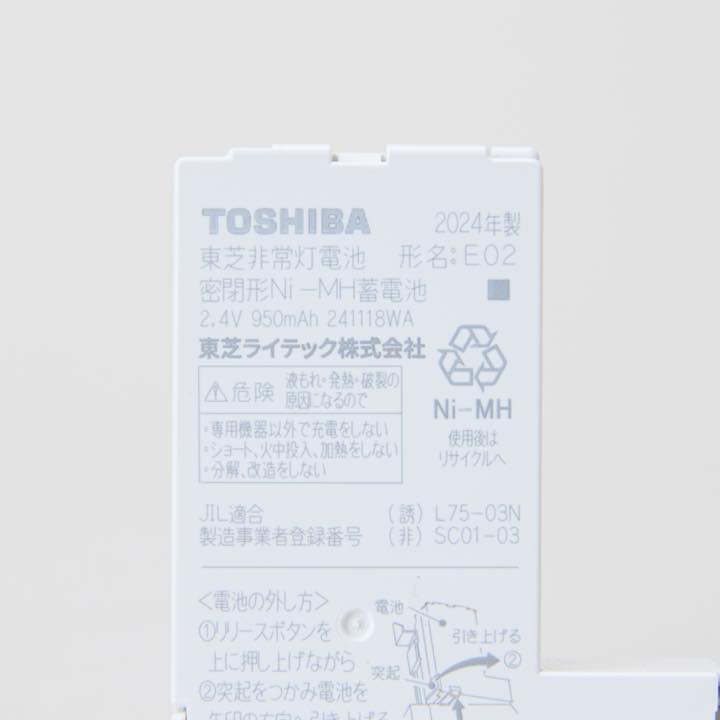 東芝製交換電池 E04(E02+E06)