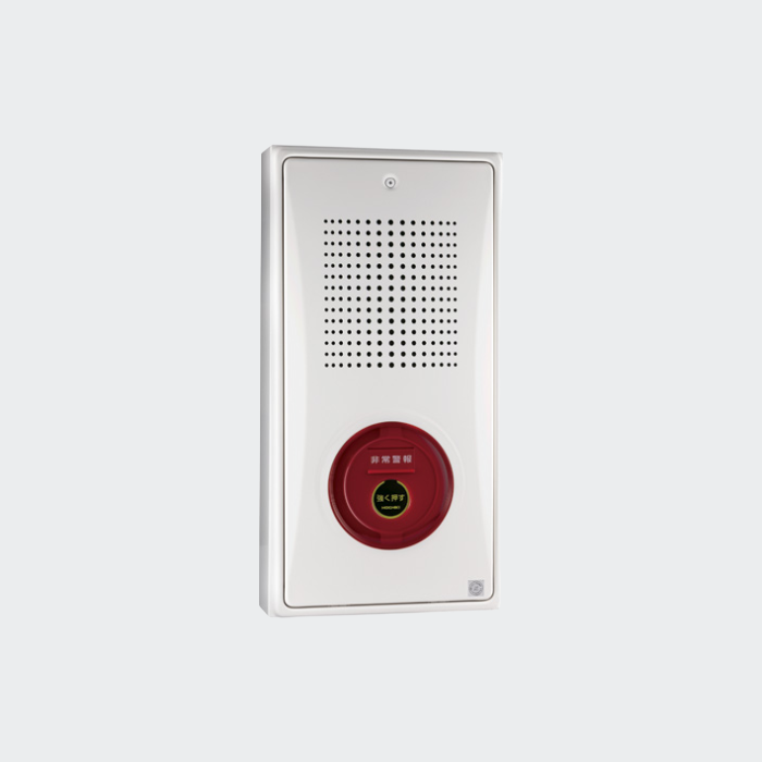 ﾌﾗｯﾄ型非常警報一体型ﾌﾟﾚｰﾄ防雨型 BCO-TPW