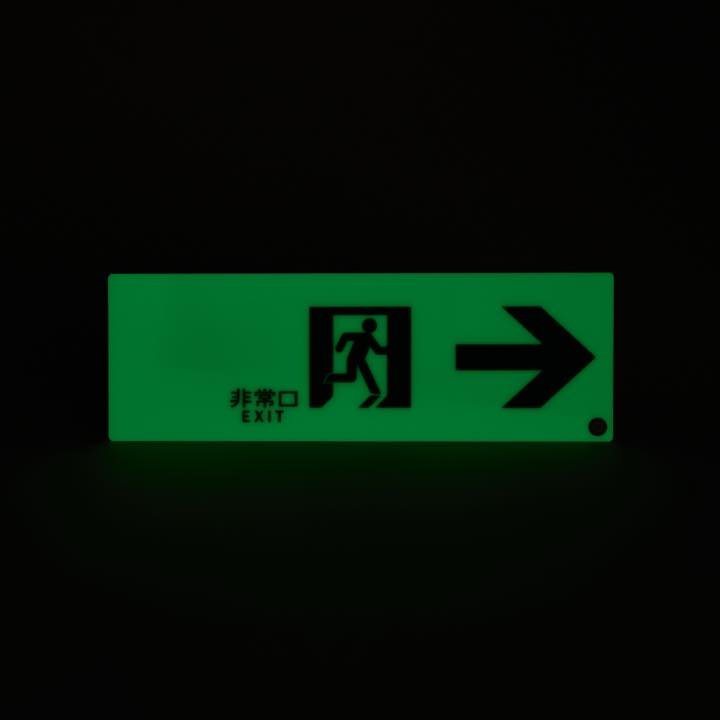 高輝度蓄光式誘導標識 通路右矢PSN901 - THE PROSUS SHOP
