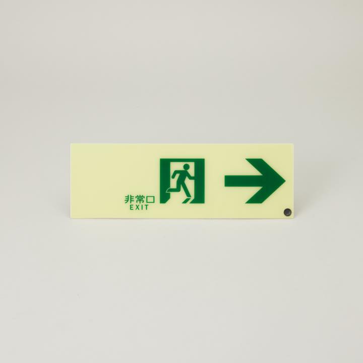 高輝度蓄光式誘導標識 SSN901 - THE PROSUS SHOP
