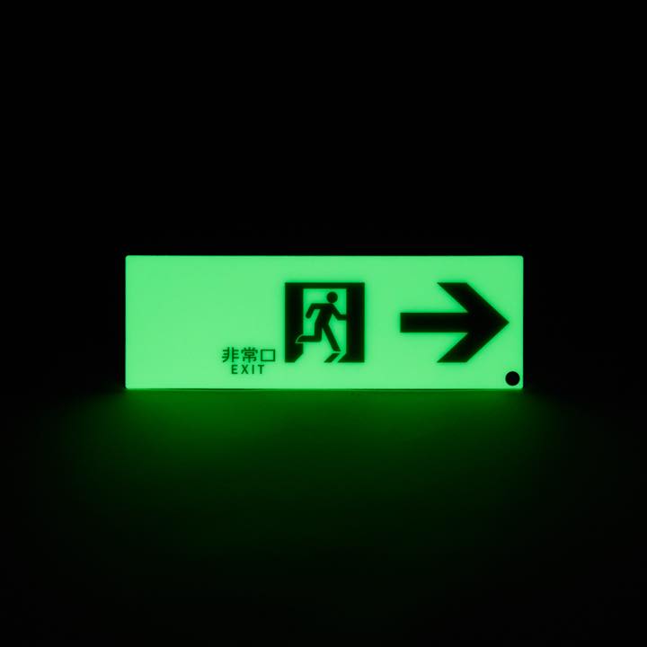 高輝度蓄光式誘導標識 SSN901 - THE PROSUS SHOP