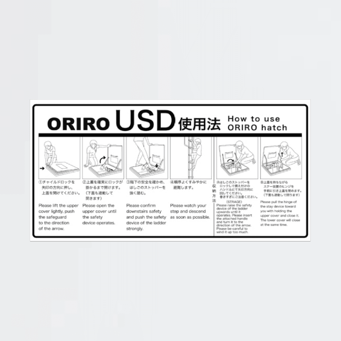 USD使用法シールタイプ - THE PROSUS SHOP
